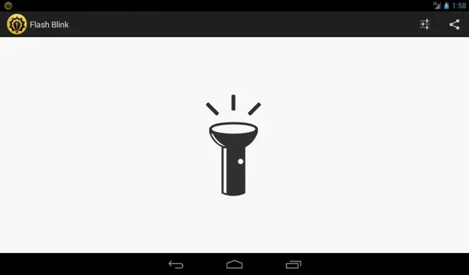 Flash Blink android App screenshot 0