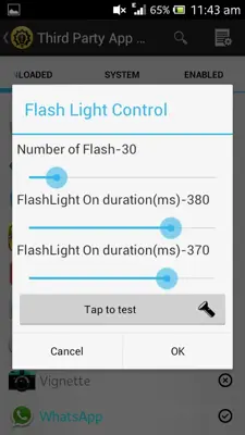 Flash Blink android App screenshot 5